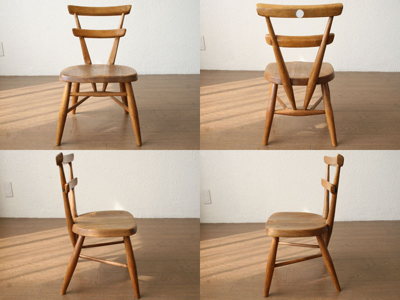 アーコール　レアサイズ　イギリスアンティーク　スタッキング・スクールチェア ERCOL アーコール スタッキングチェア シングル / スクール