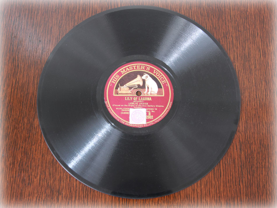 SPレコード盤　10インチ25cm　6　～LILY OF LAGUNA～