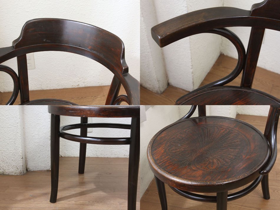 thonet アームチェア トーネットTHONET ベントウッドアームチェアNo19 