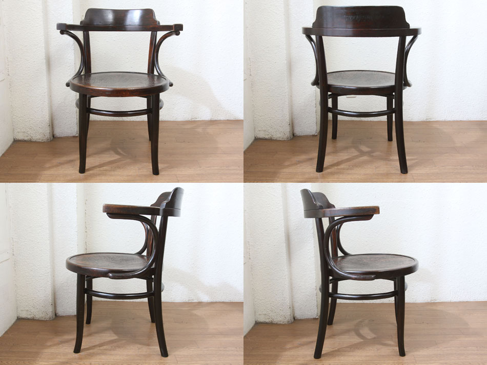 thonet アームチェア トーネットThonet ベントウッドアームチェア｜アンティーク家具