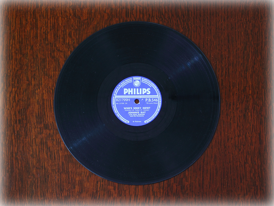 SPレコード盤　10インチ25cm ～JOHNNIE RAY～