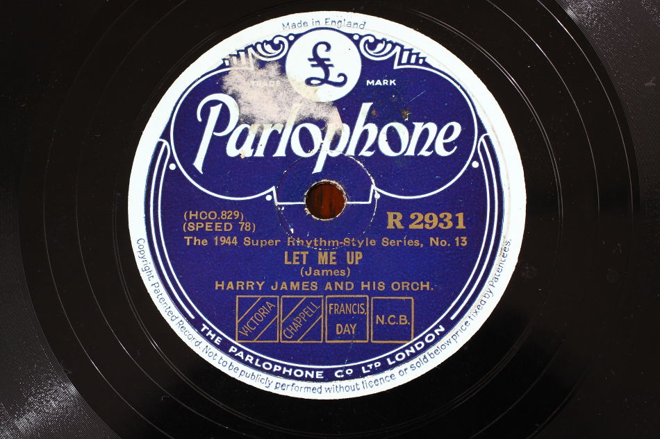 SPレコード盤 10インチ25cm ～HARRY JAMES AND HIS ORCH 