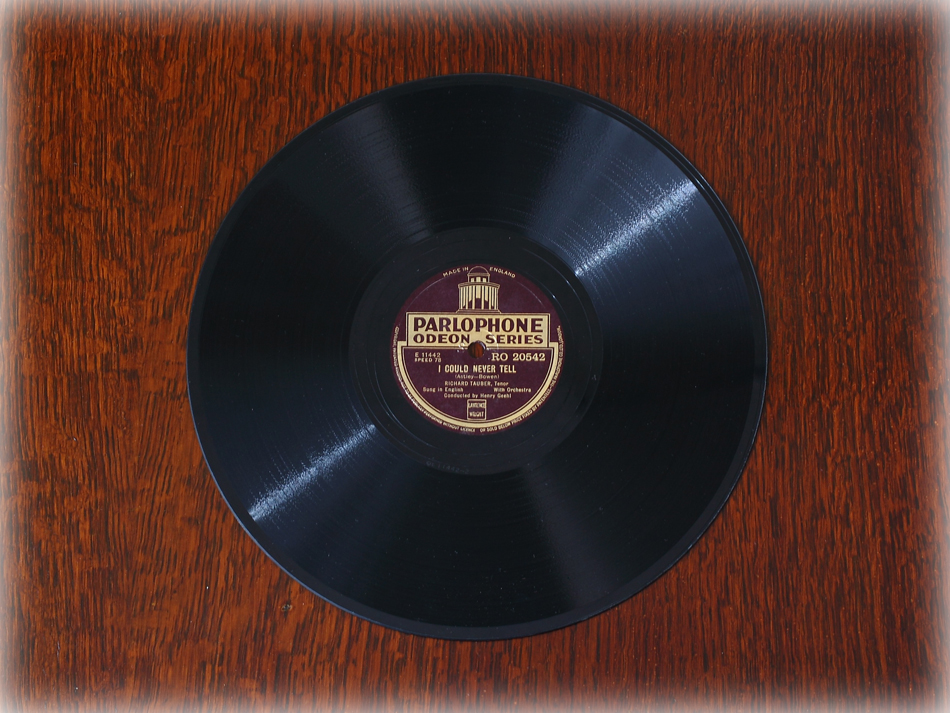 SPレコード盤　10インチ25cm ～RICHARD TAUBER～