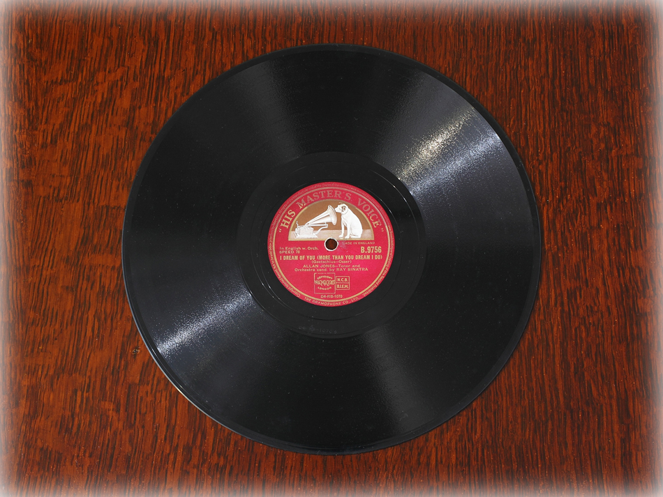SPレコード盤　10インチ25cm ～ALLEN JONES～