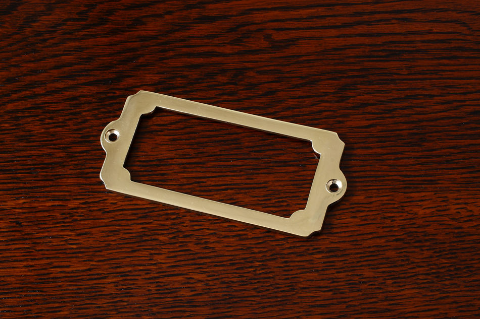 真鍮製カードフレーム 108×54