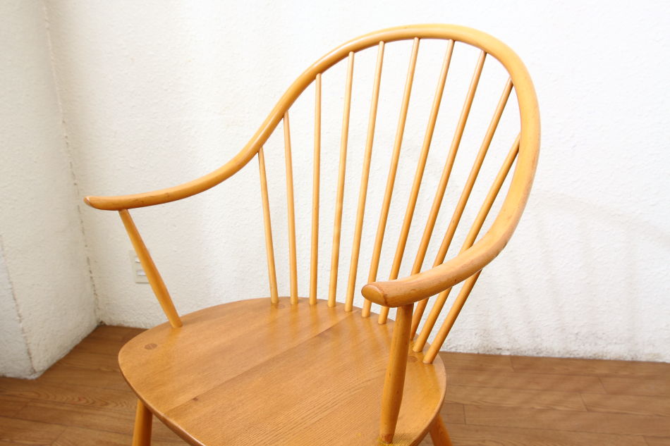 アーコールERCOL カウホーンハイバックアームチェア