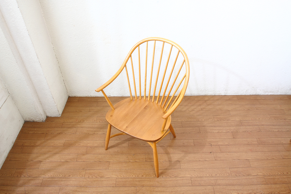 アーコールERCOL カウホーンハイバックアームチェア