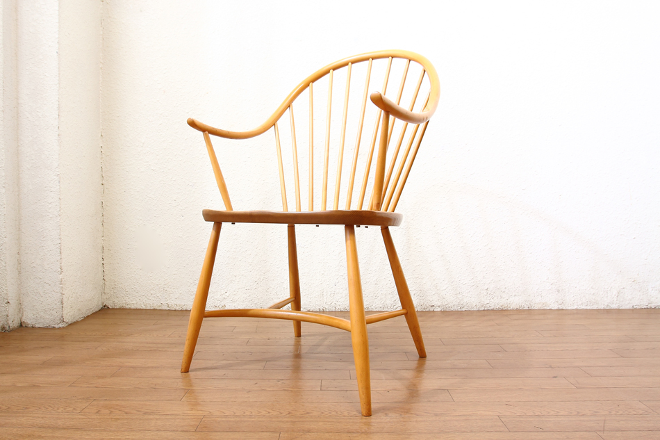 アーコールERCOL カウホーンハイバックアームチェア