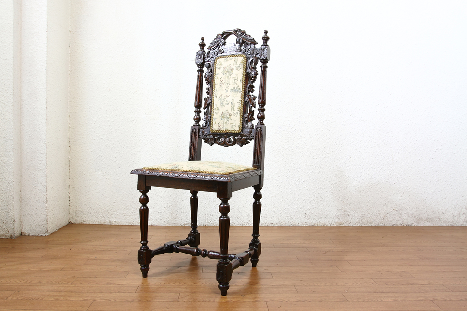 ヴィクトリアン ゴシックホールチェア｜アンティーク家具・照明