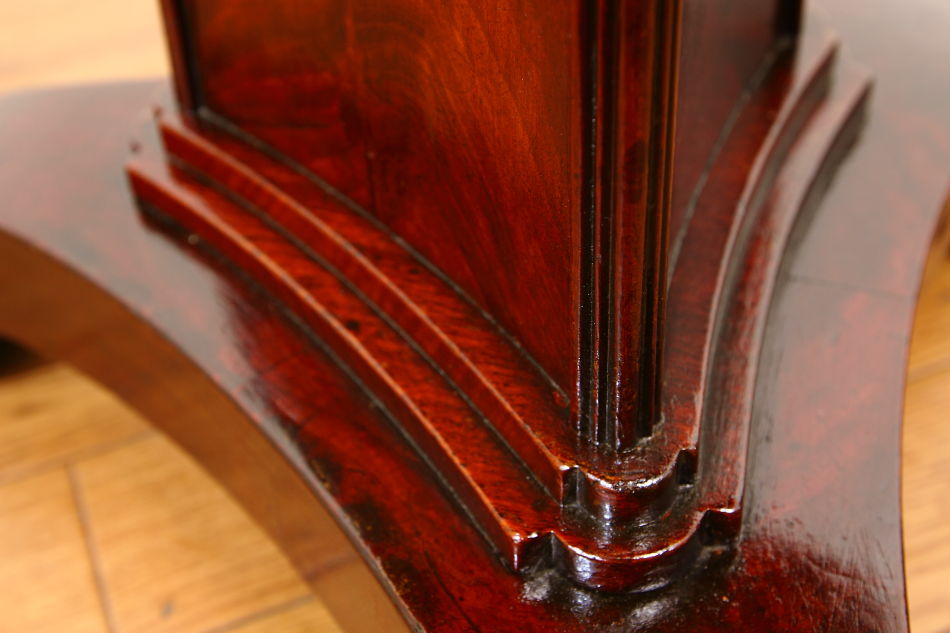 ウィリアム4世WilliamⅣスタイル マホガニー レボルビングピアノスツール
