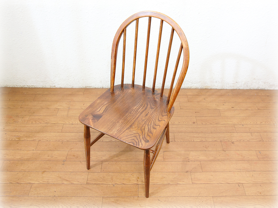 格安得価IZ56867C★ercol フープバックチェア アーコール 英国 ヴィンテージ ウィンザー ダイニングチェア 曲木 椅子 エルム イギリス 木製 ブナ ダイニングチェア