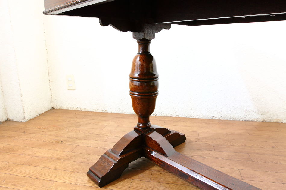 アールデコスタイル グッドオーク ドローリーフテーブル
