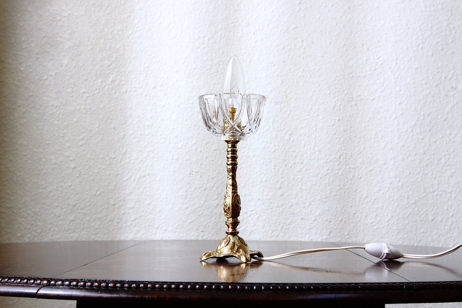 ルイ15世Louis XVスタイル ソリッドブラス テーブルランプ