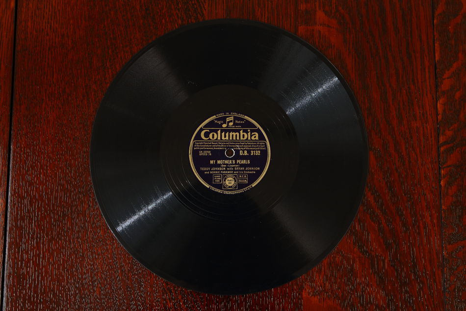 SPレコード盤　10インチ25cm ～TEDDY JOHNSON ～
