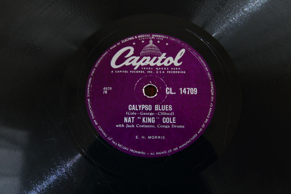 SPレコード盤　10インチ25cm ～NAT KING COLE ～
