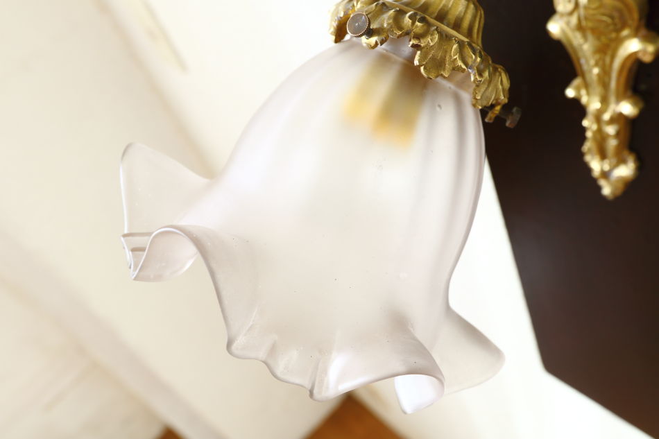 ルイ16世Louis XVIスタイル チューリップガラス ウォールランプ(1灯)