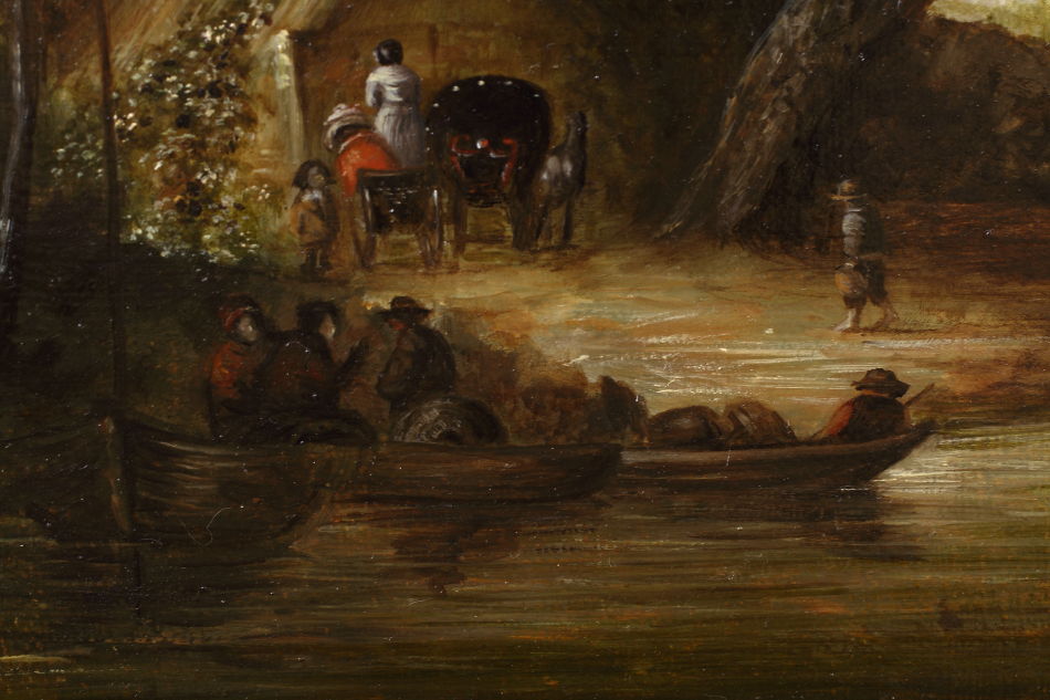 Smugglers at dawn / Oil Painting