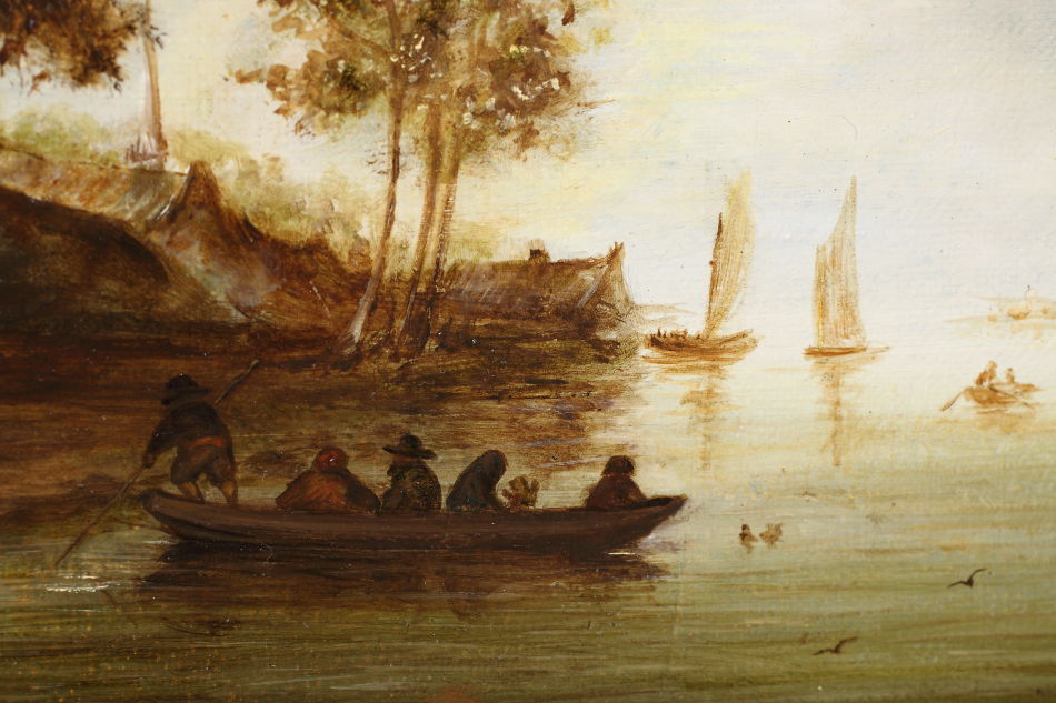 Smugglers at dawn / Oil Painting