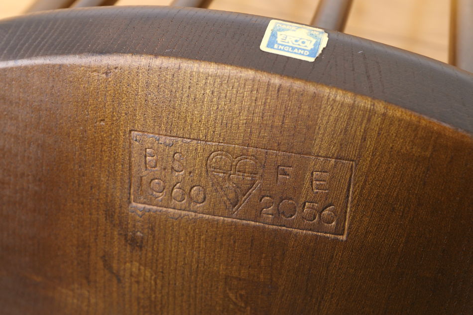 アーコールERCOL No365 クエーカーウィンザーチェア / ブルーラベル