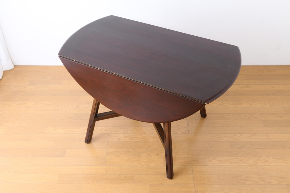 アーコールERCOL No377 ウィンザードロップリーフテーブル /ブルーラベル