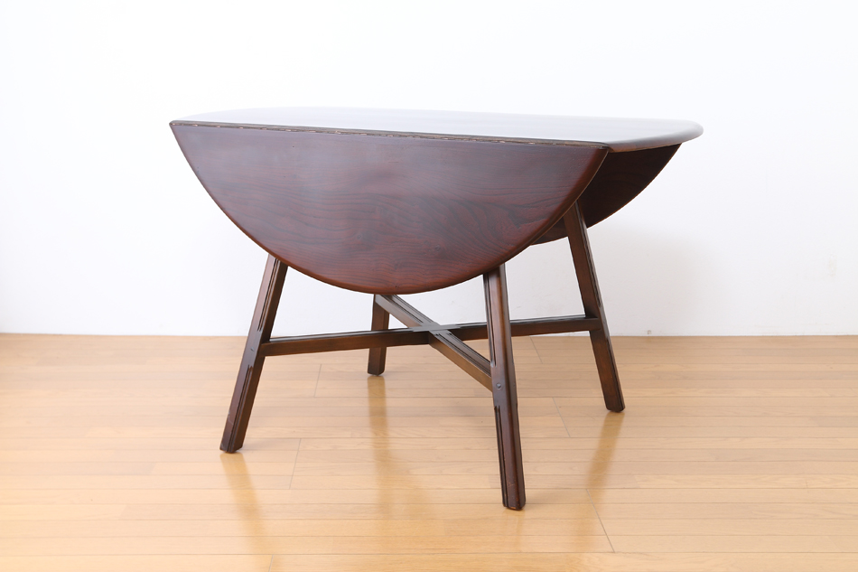 アーコールERCOL No377 ウィンザードロップリーフテーブル /ブルーラベル