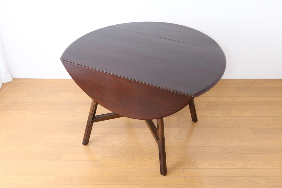 アーコールERCOL No377 ウィンザードロップリーフテーブル /ブルーラベル