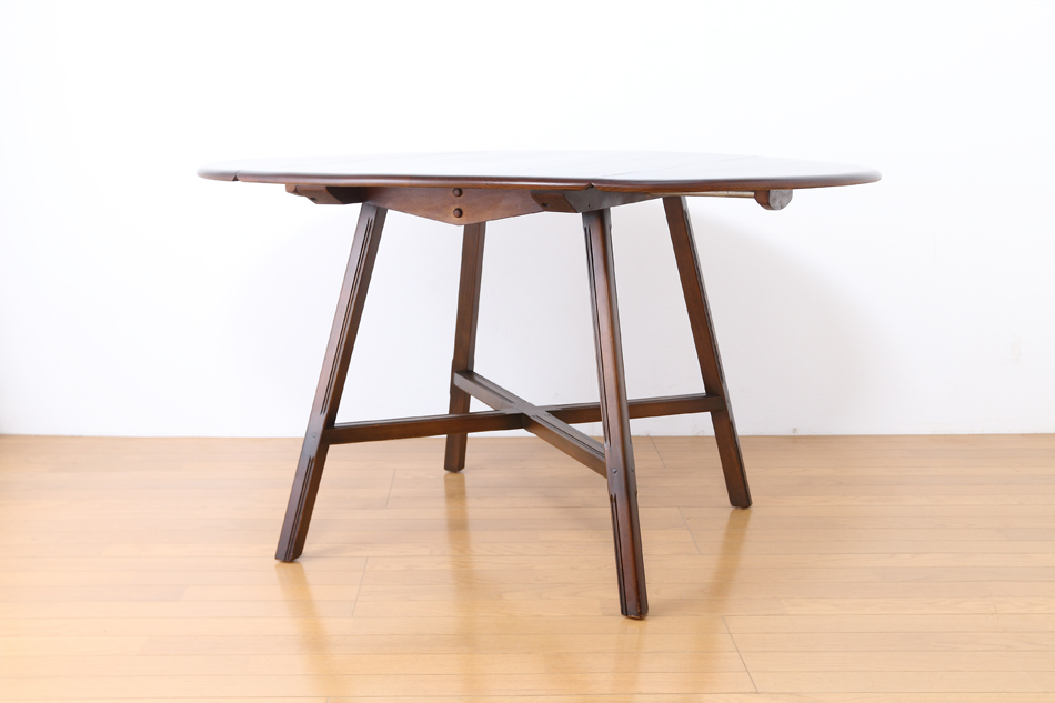 アーコールERCOL No377 ウィンザードロップリーフテーブル /ブルーラベル
