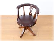 和骨董WA-COTTOO 大正ロマンTAISHO-ROMANスタイル ケヤキ ドクターチェア