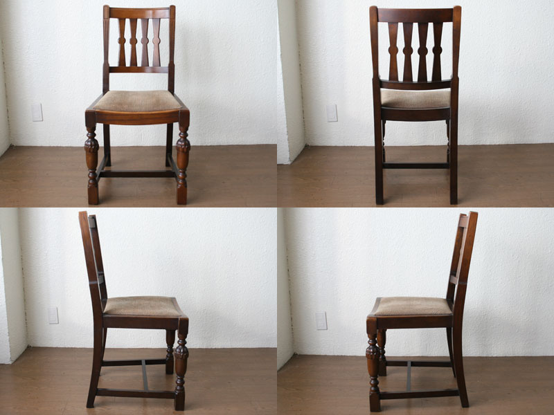 キーバックオークチェア