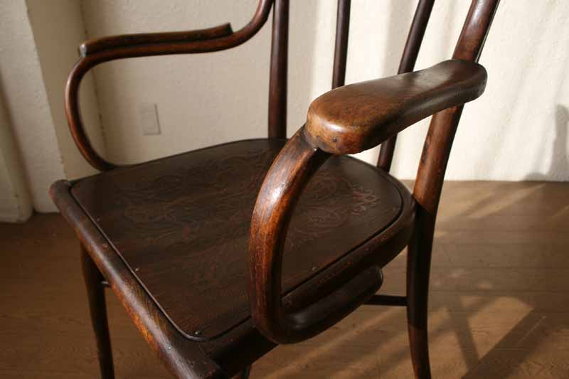トーネットThonet ベントアームチェア
