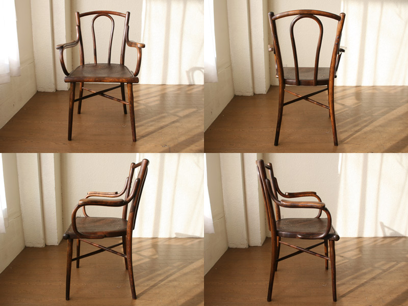トーネットThonet ベントアームチェア