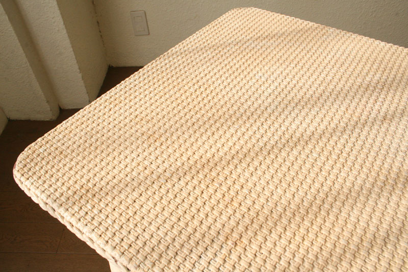 ロイドルームLLOYD LOOM2ティアテーブル(サーモンピンク)