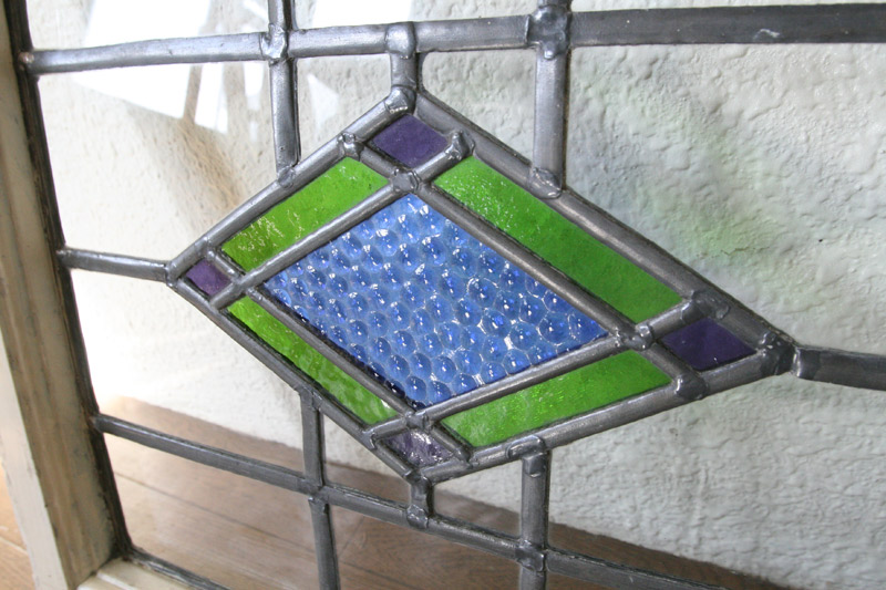 ステンドグラス　40×37