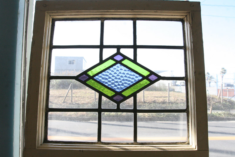 ステンドグラス　40×37