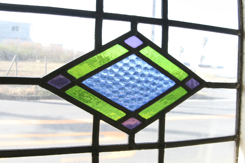 ステンドグラス　40×37