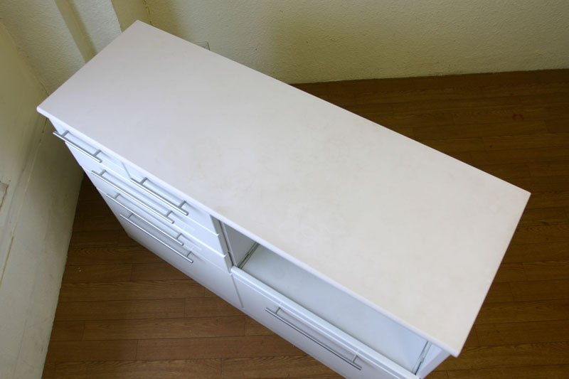 J(ジェイ)ホワイトキッチンカウンター