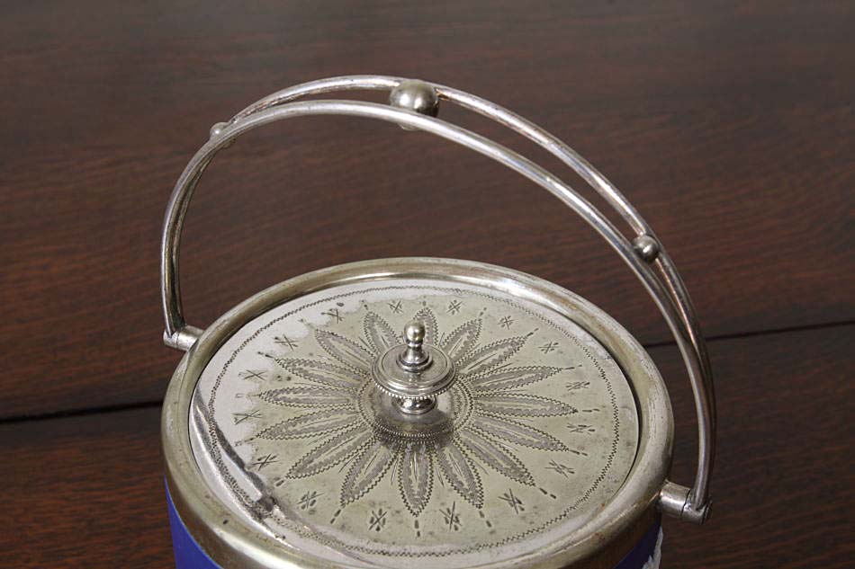 ウェッジウッドWedgwood ジャスパーJasper ビスケットバレル
