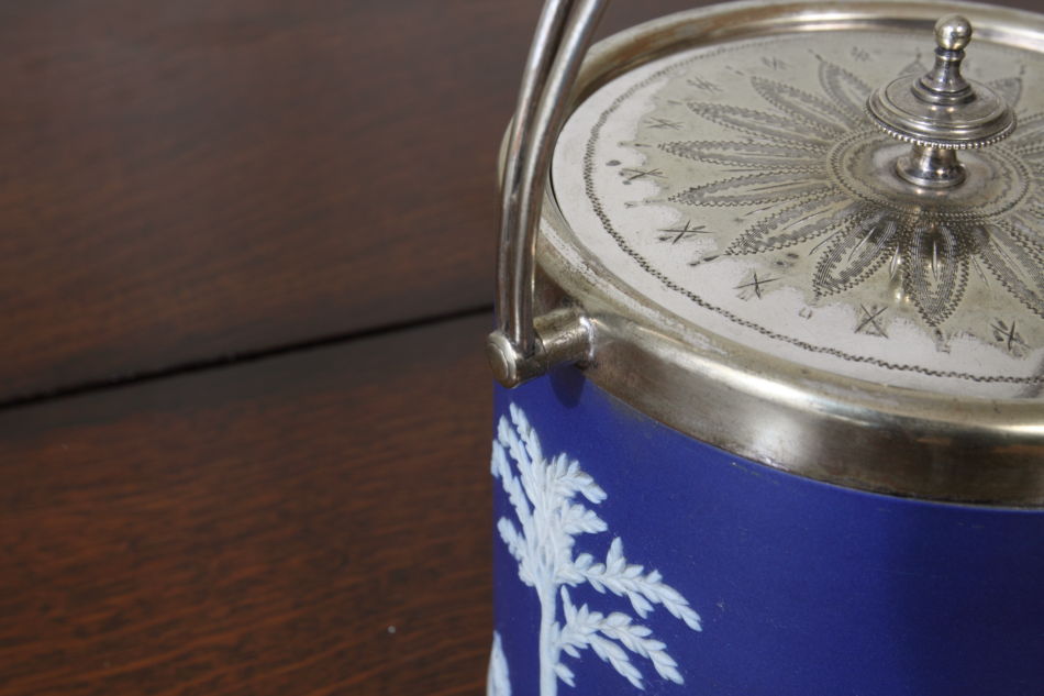 ウェッジウッドWedgwood ジャスパーJasper ビスケットバレル