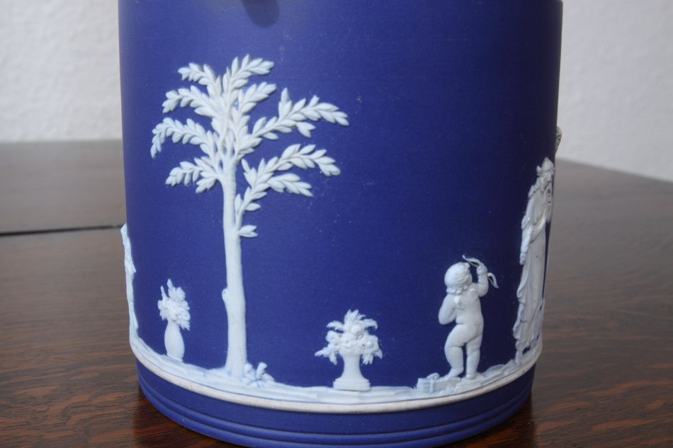 ウェッジウッドWedgwood ジャスパーJasper ビスケットバレル