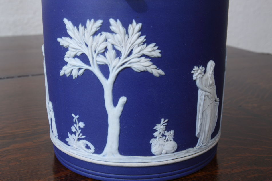 ウェッジウッドWedgwood ジャスパーJasper ビスケットバレル