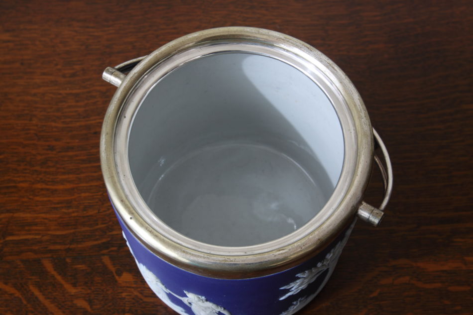 ウェッジウッドWedgwood ジャスパーJasper ビスケットバレル