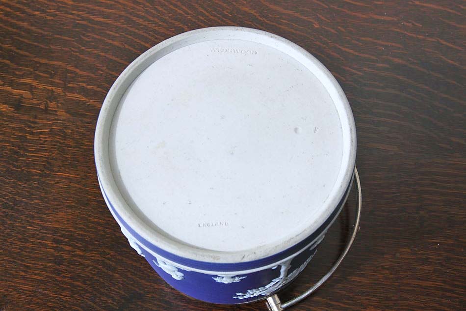 ウェッジウッドWedgwood ジャスパーJasper ビスケットバレル