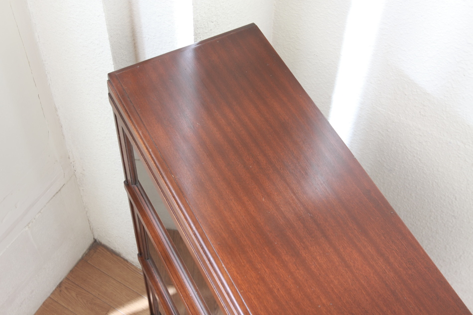 グローブヴェルニッケGlobe Wernicke マホガニー3スタッキングブックケース