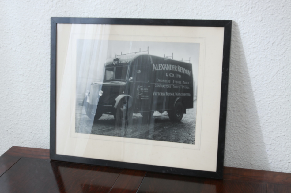クラシックデリバリーバン オールドフォトプリント / Photo print (写真)