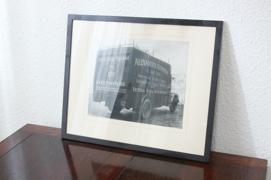 クラシックデリバリーバン オールドフォトプリント / Photo print (写真)