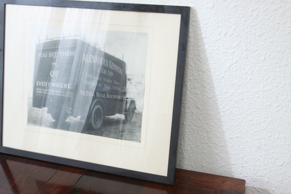 クラシックデリバリーバン オールドフォトプリント / Photo print (写真)
