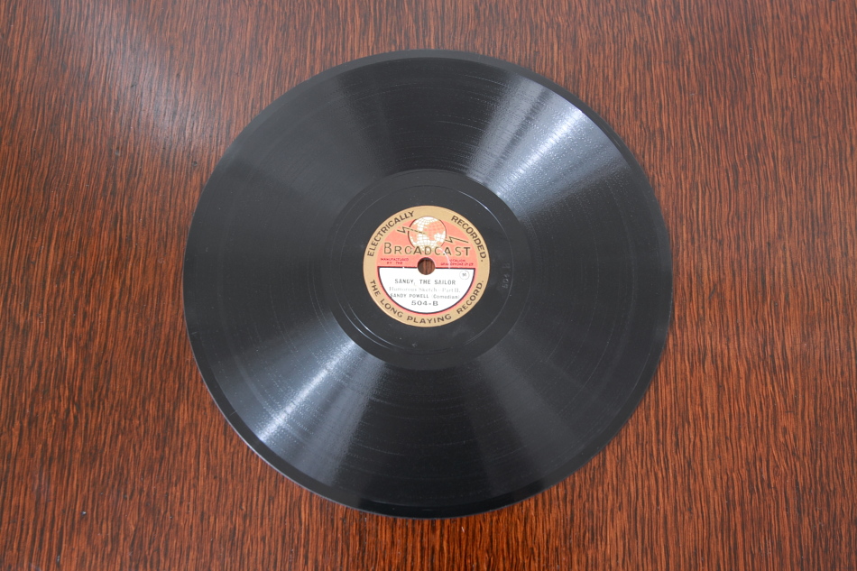 SPレコード盤　8インチ20cm　1　～SANDY,THE SALOR～