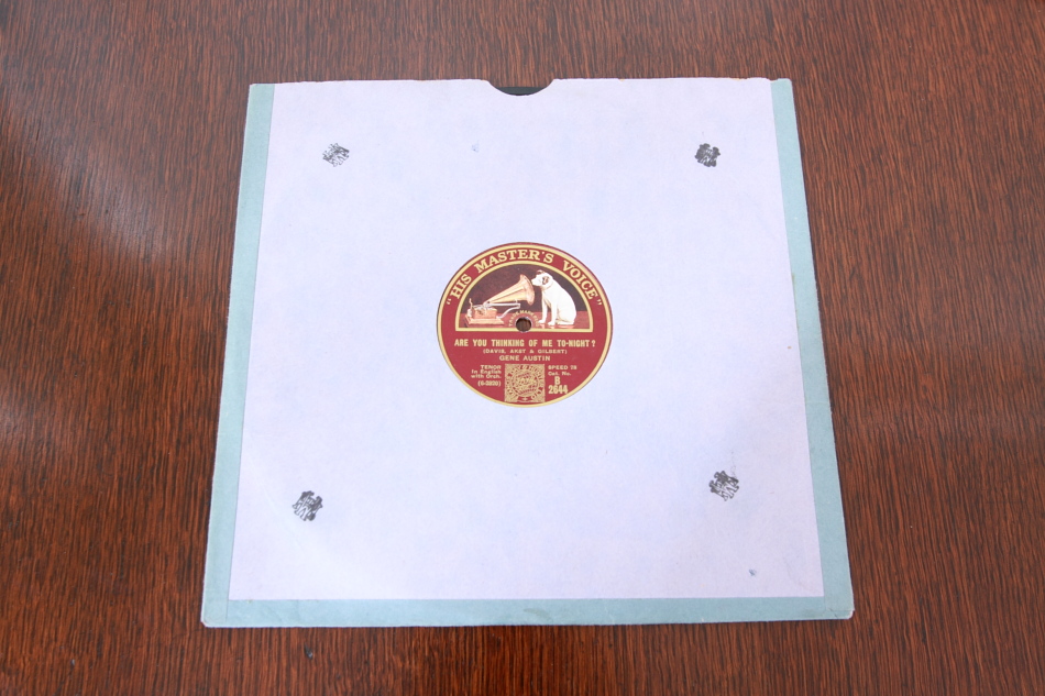 SPレコード盤　10インチ25cm　7　～MY BLUE HEAVEN～