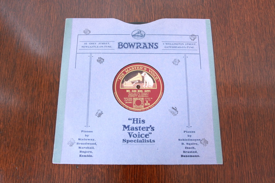 SPレコード盤　10インチ25cm　9　～MR. AND MRS. SIPPI～