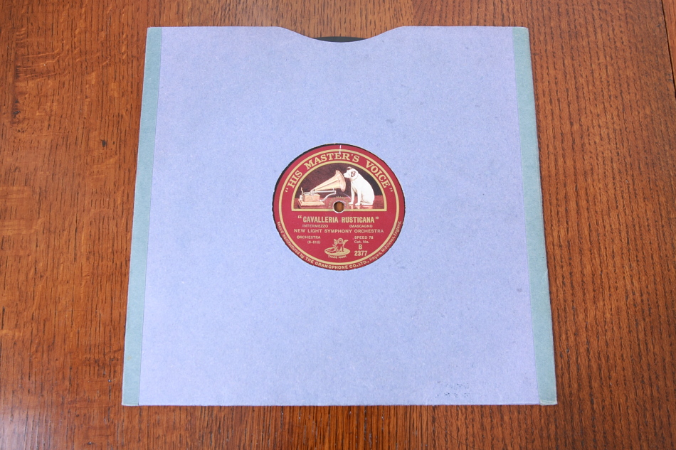 SPレコード盤　10インチ25cm　14　～BARCAROLLE～